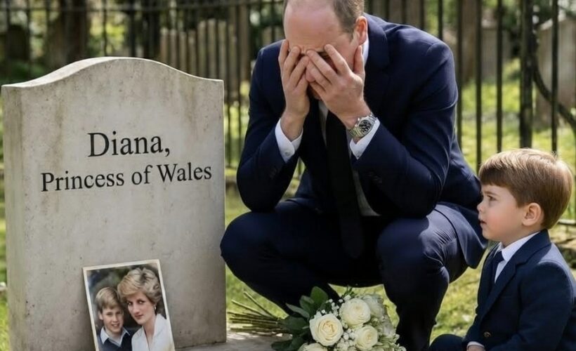 William’s Private Heartbreak! 📸 A silent grave finally whispered back today…