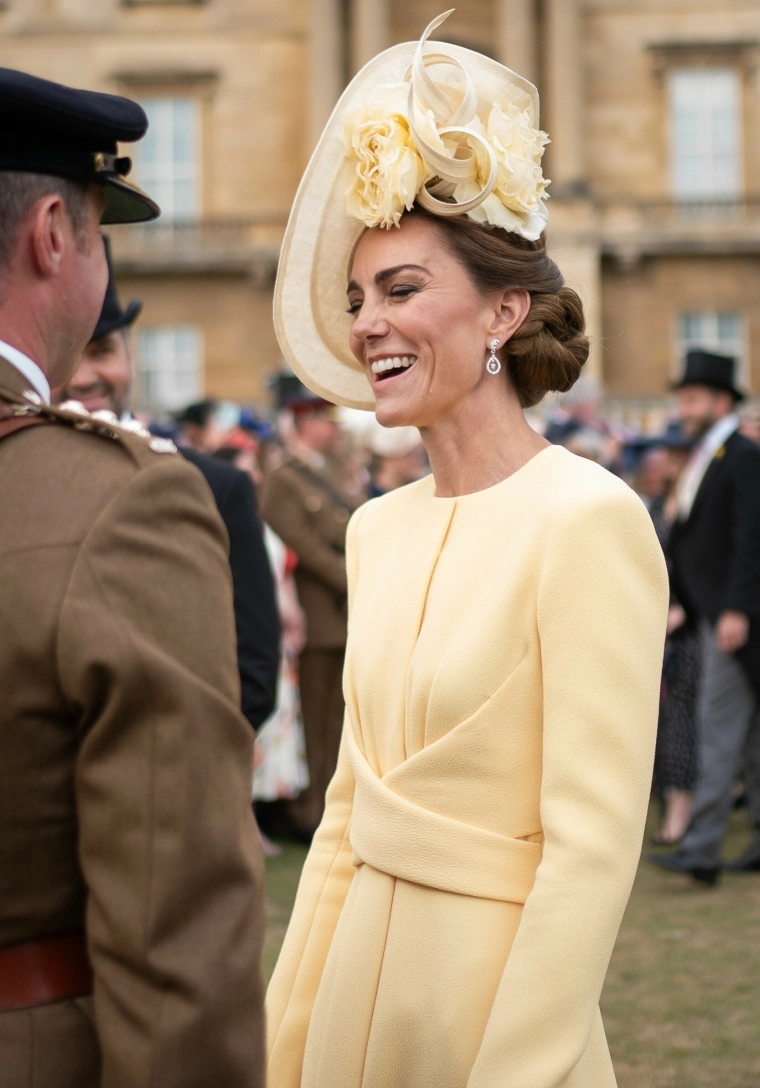 Kate Middleton strålte med øredobbene fra bryllupet - gave fra mamma