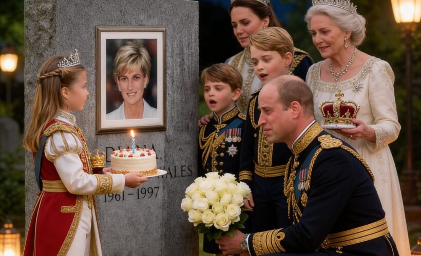 Chills. Absolute chills. 😭🕊️ The recent visit by William, Catherine, and their children to Diana’s memorial just became the most breathtaking scene I have ever witnessed.