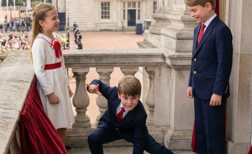 SPIDER-MAN 🚨 HE DID IT AGAIN! 🚨 Prince Louis steals the spotlight with a SPIDER-MAN move