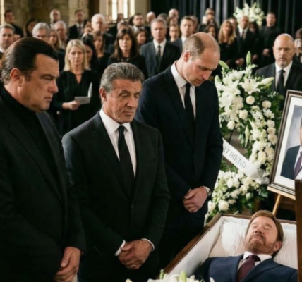 UNEXPECTED TRIBUTE! 🚨👑 William & Kate broke royal protocol for a SECRET farewell to Chuck Norris. 🕊️✨