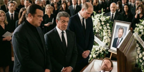 UNEXPECTED TRIBUTE! 🚨👑 William & Kate broke royal protocol for a SECRET farewell to Chuck Norris. 🕊️✨