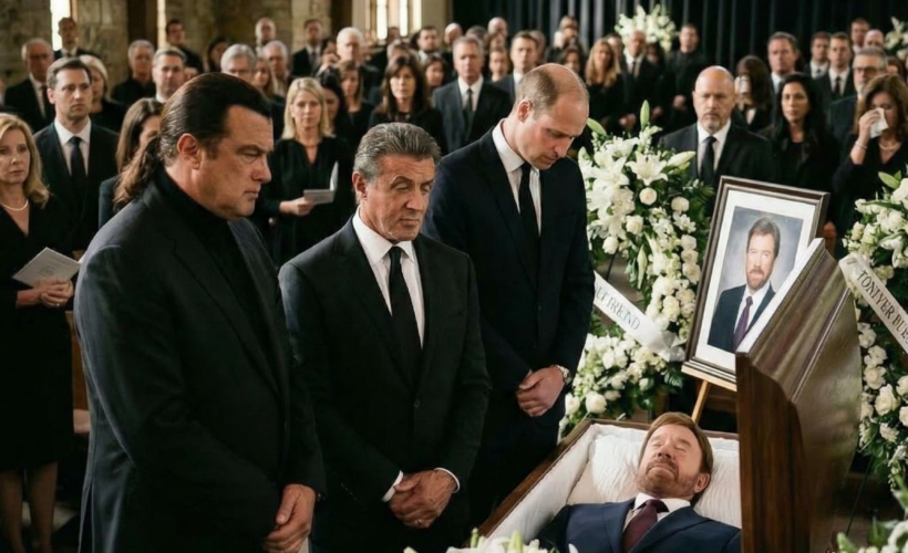 UNEXPECTED TRIBUTE! 🚨👑 William & Kate broke royal protocol for a SECRET farewell to Chuck Norris. 🕊️✨