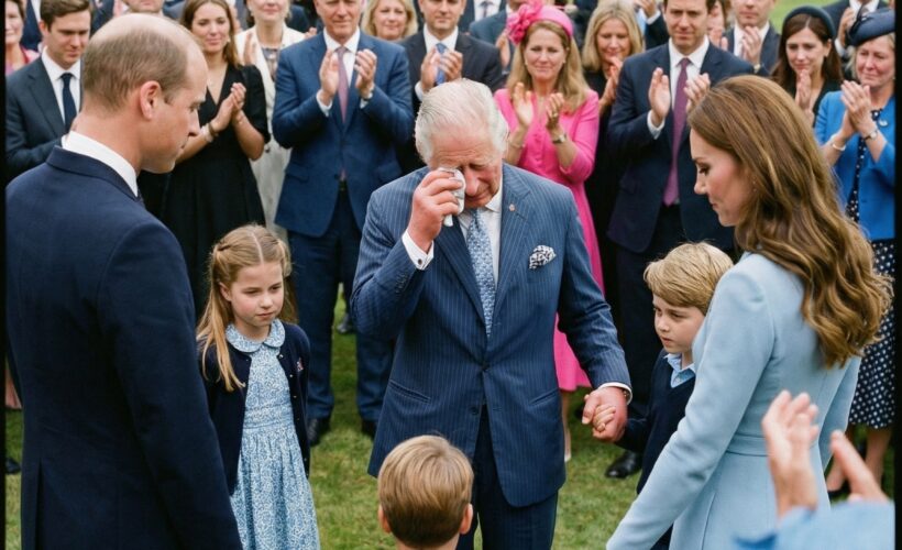 “Dedicated to Grandpa…” ❤️😭 A heartwarming moment as the little princes and princesses brought the king to tears.