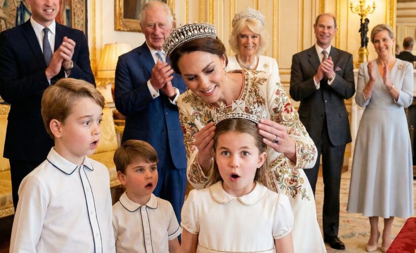 THE TORCH IS PASSED? 👑 Catherine’s Historic Gesture to Charlotte Sparks Royal Speculation!