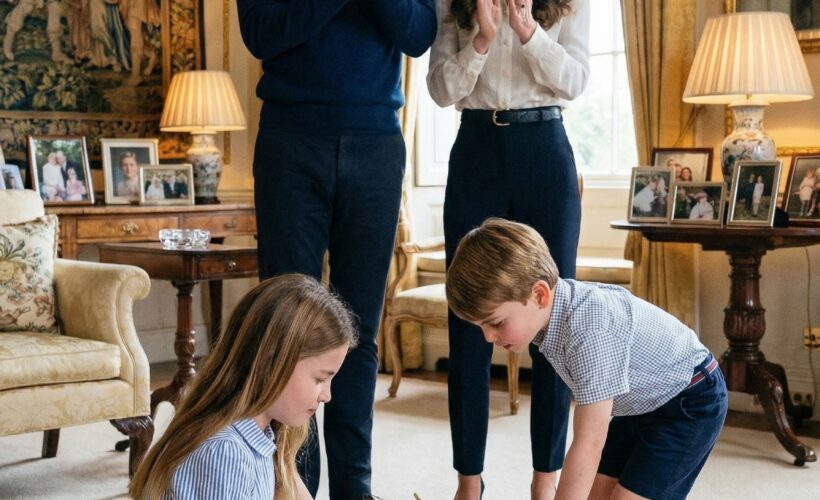 SHE HAS THE DIANA TOUCH! 🖌️🌟 Princess Charlotte just stunned the Palace with a secret gift for Prince William.