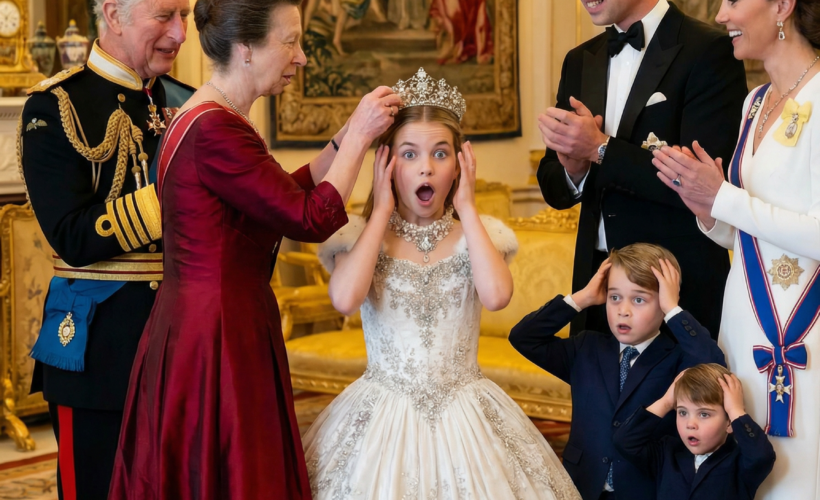ROYAL HISTORY SHATTERED! 👑 Princess Charlotte’s Unprecedented Moment at the Palace – Witness the Unthinkable!