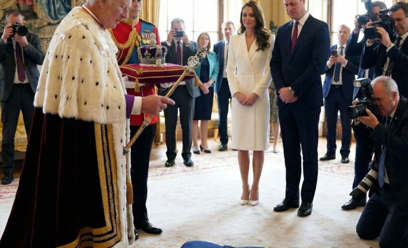 “I’m going to cry, Grandpa.” 🕊️😭 A touching moment as the prince lay down and sobbed uncontrollably, causing everyone around him to gasp and shed tears.