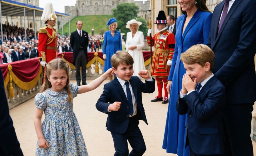 “chị đại Hoàng Gia” của Công chúa Charlotte thực sự KHÔNG THỂ SÁNH BẰNG! 😭👑 Giây phút hoàng tử lại gây tiếng cười với mọi người xung quanh cũng là lúc ‘chị cả’ lên tiếng.