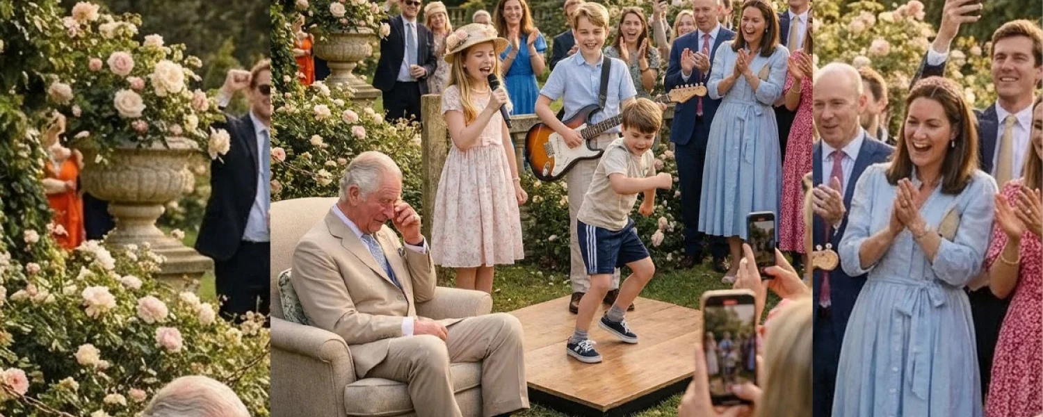 A Royal Surprise: The Young Royals Stage a Heartwarming Concert for King Charles