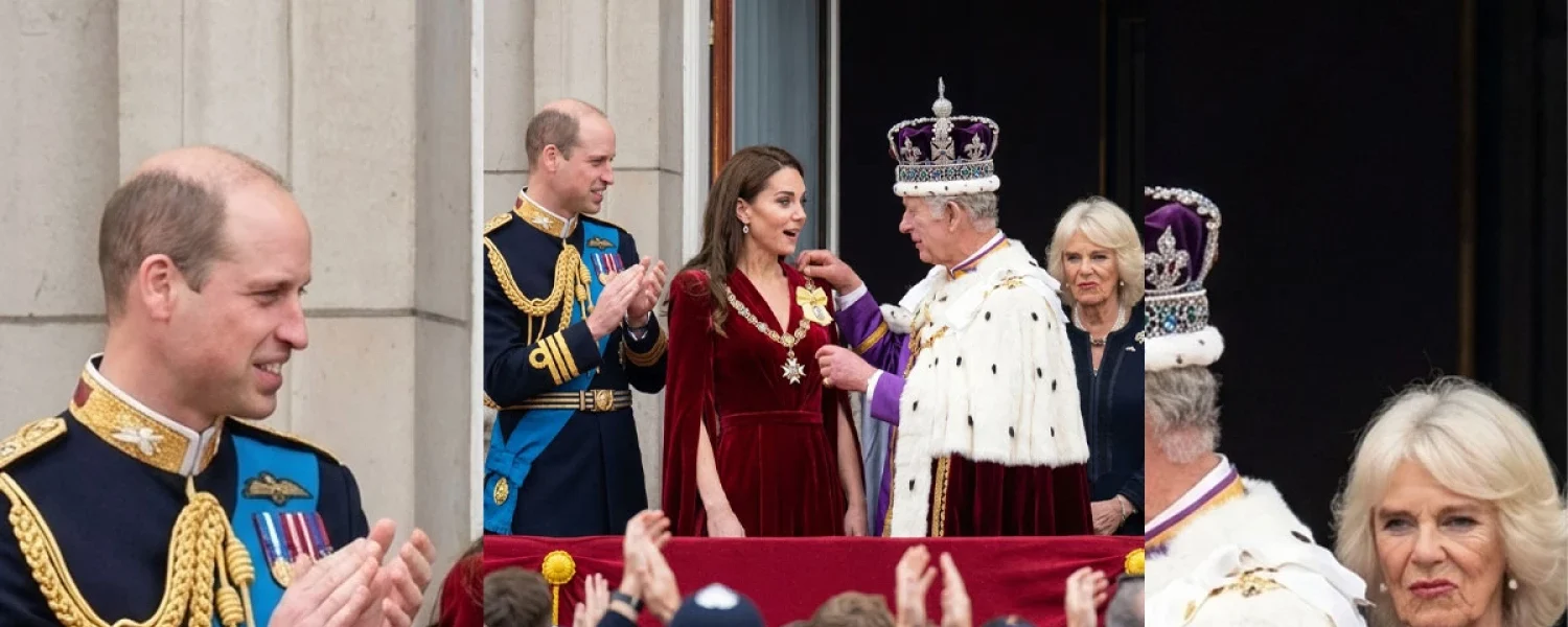 A Historical Moment on the Palace Stairs: King Charles Honors Princess Catherine