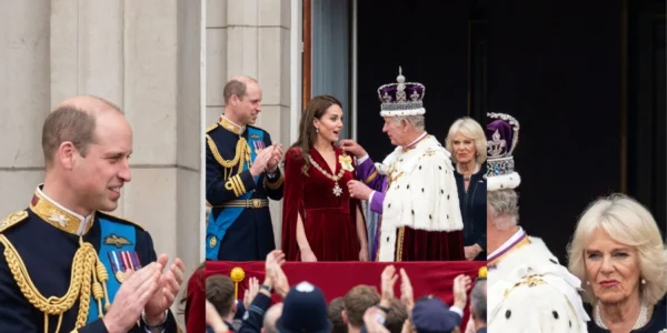 A Historical Moment on the Palace Stairs: King Charles Honors Princess Catherine A Historical Moment on the Palace Stairs: King Charles Honors Princess Catherine