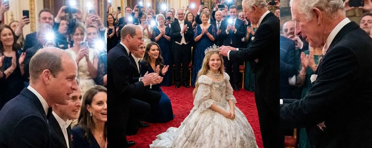 The Unveiling of Princess Charlotte’s New Outfit and Tiara: A Royal Moment to Remember