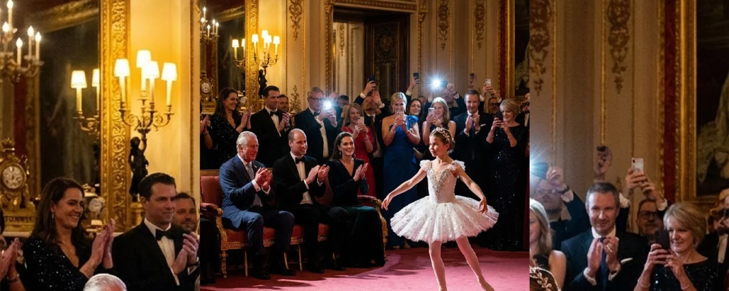 The Star of the Party at Buckingham Palace: Princess Charlotte Shines in Ballet Performance