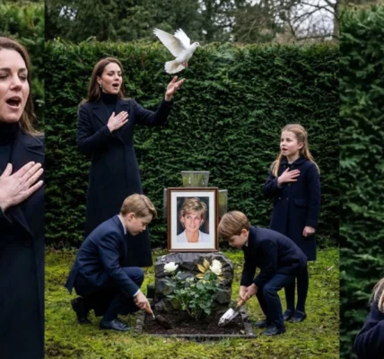 A Heartfelt Tribute: Princess Catherine and Her Sons Honor Queen Diana