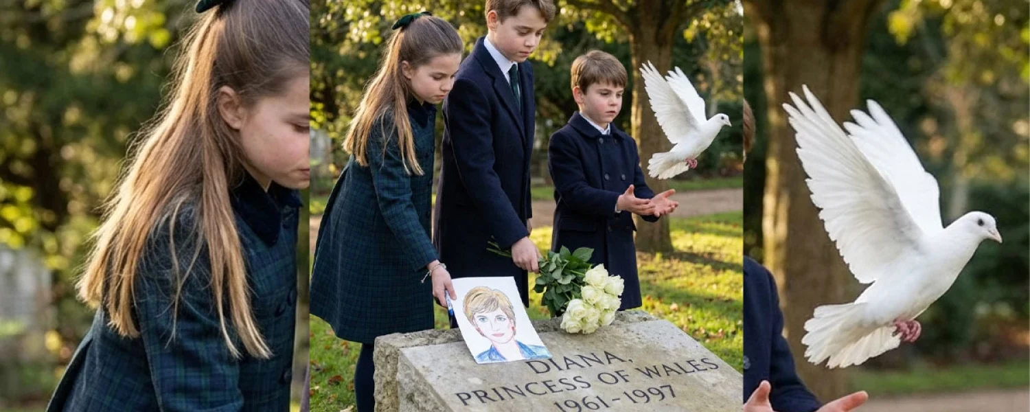 A Heartfelt Tribute: Princess Charlotte’s Painting for Diana