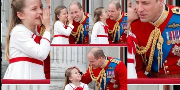 Fans in Tears As William and Charlotte Share Sweet Father-Daughter Moment at Trooping the Colour Fans in Tears As William and Charlotte Share Sweet Father-Daughter Moment at Trooping the Colour