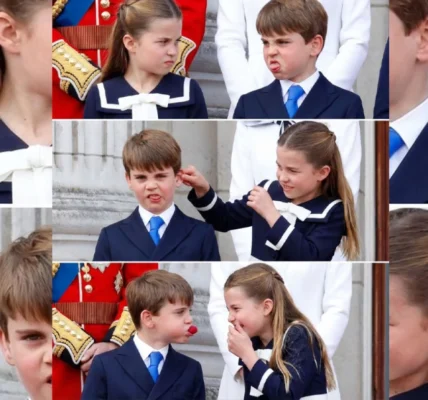 A hilarious moment between sisters Charlotte and Louis that made viewers laugh uncontrollably.