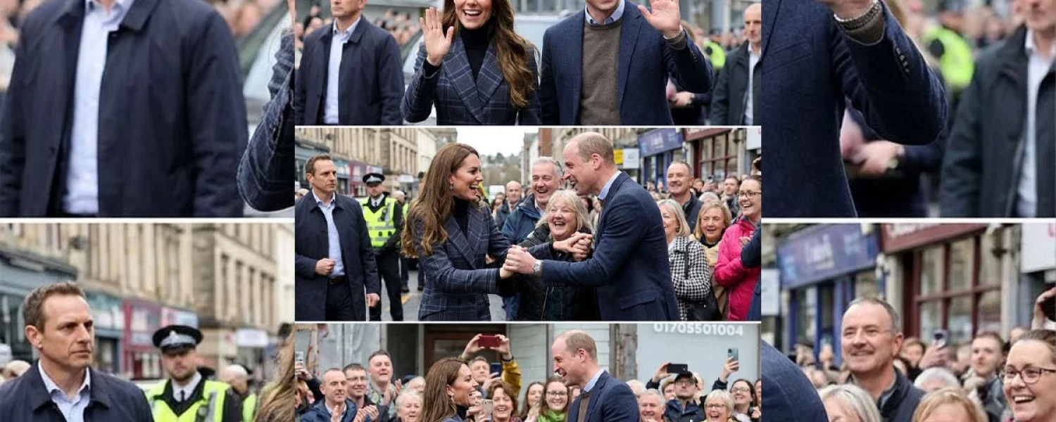 The future King and Queen captivated the crowd with a spectacular performance.
