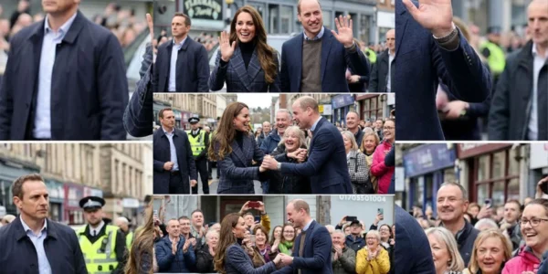 The future King and Queen captivated the crowd with a spectacular performance.