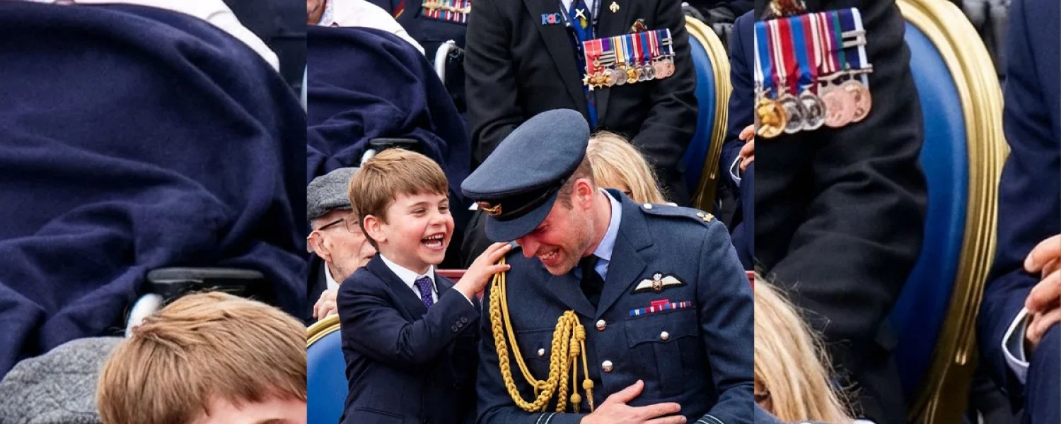 Prince William and Louis’ SWEET FATHER-SON MOMENT Melted Fans’ Hearts on 80th VE Day Anniversary