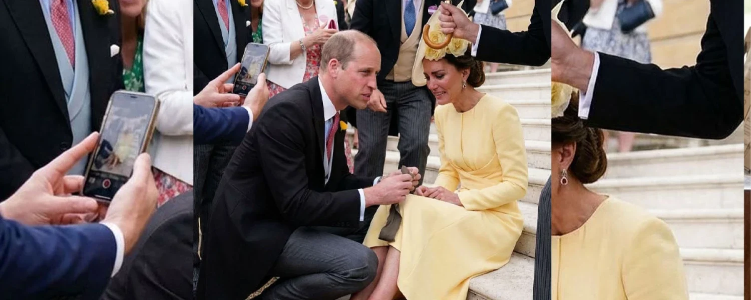 Princess Catherine gets injured and Prince William’s quick response.