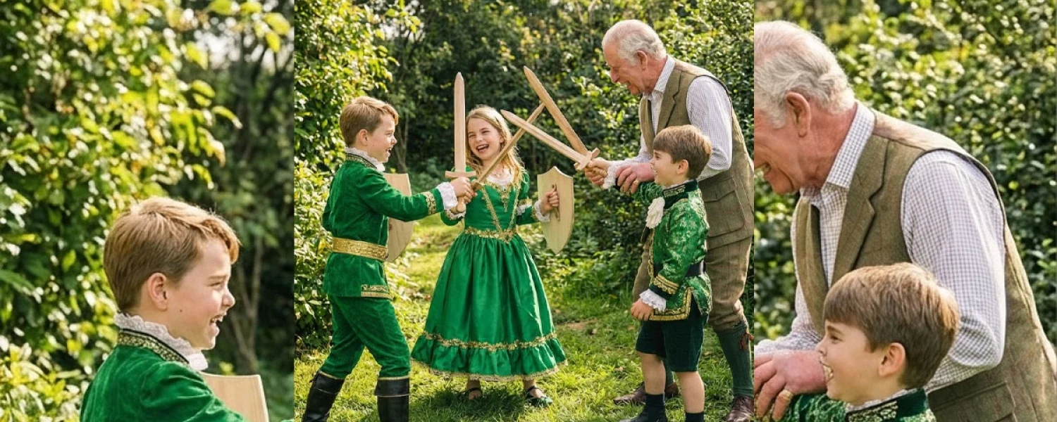 The Joy in the Royal Gardens: A Heartwarming Day with the Young Royals