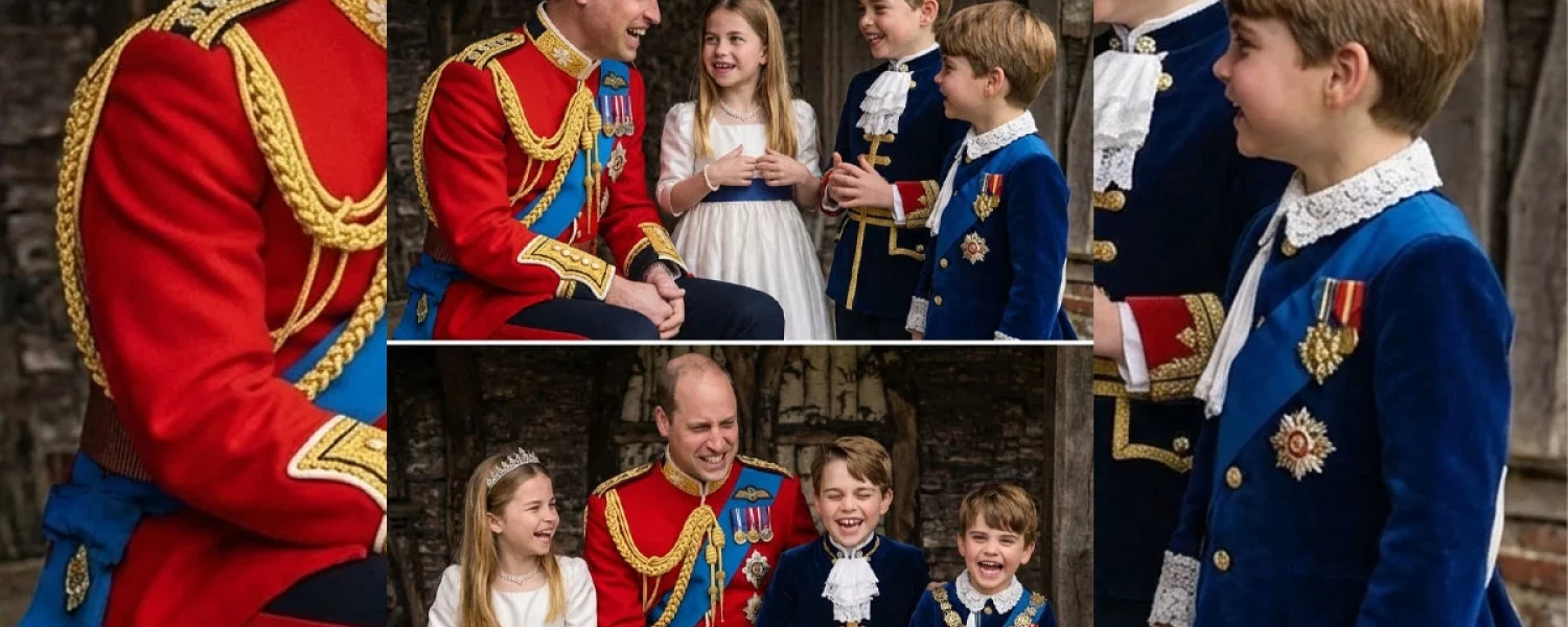 A Humorous Secret Royal Conversation: A Day of Laughter with Prince William and His Children