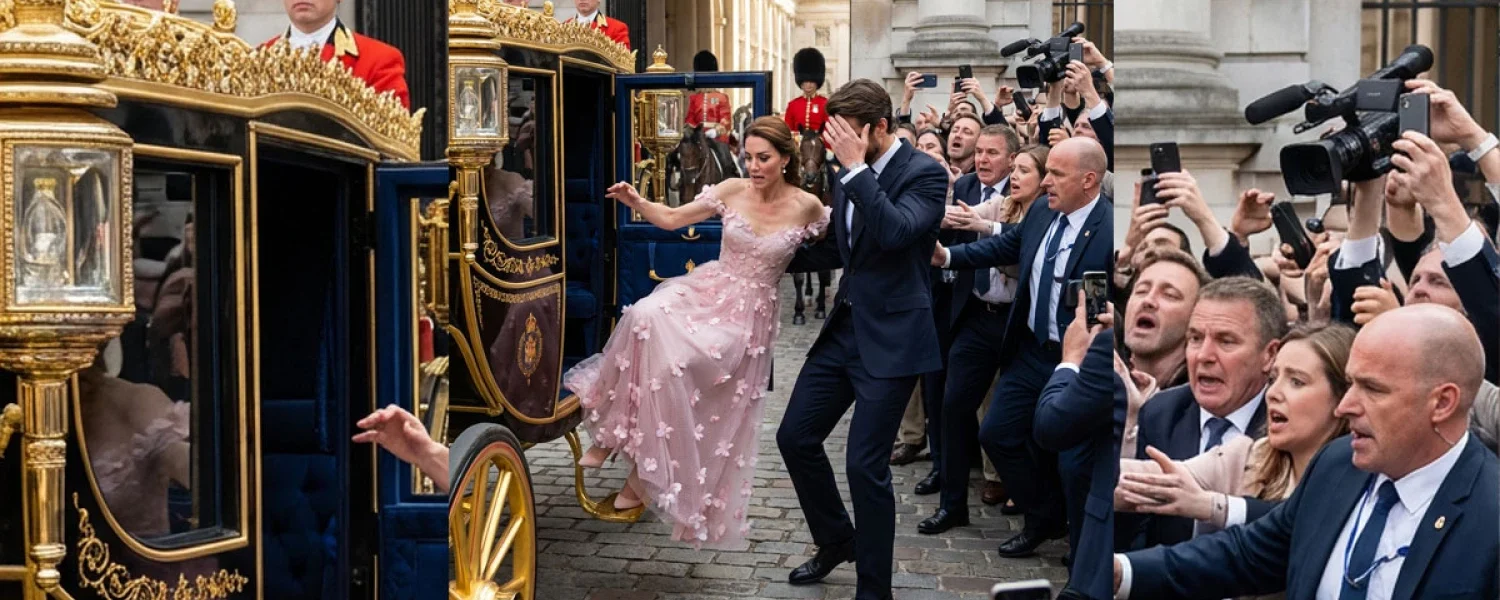 A ROYAL DISASTER SAVED AT THE LAST MINUTE!