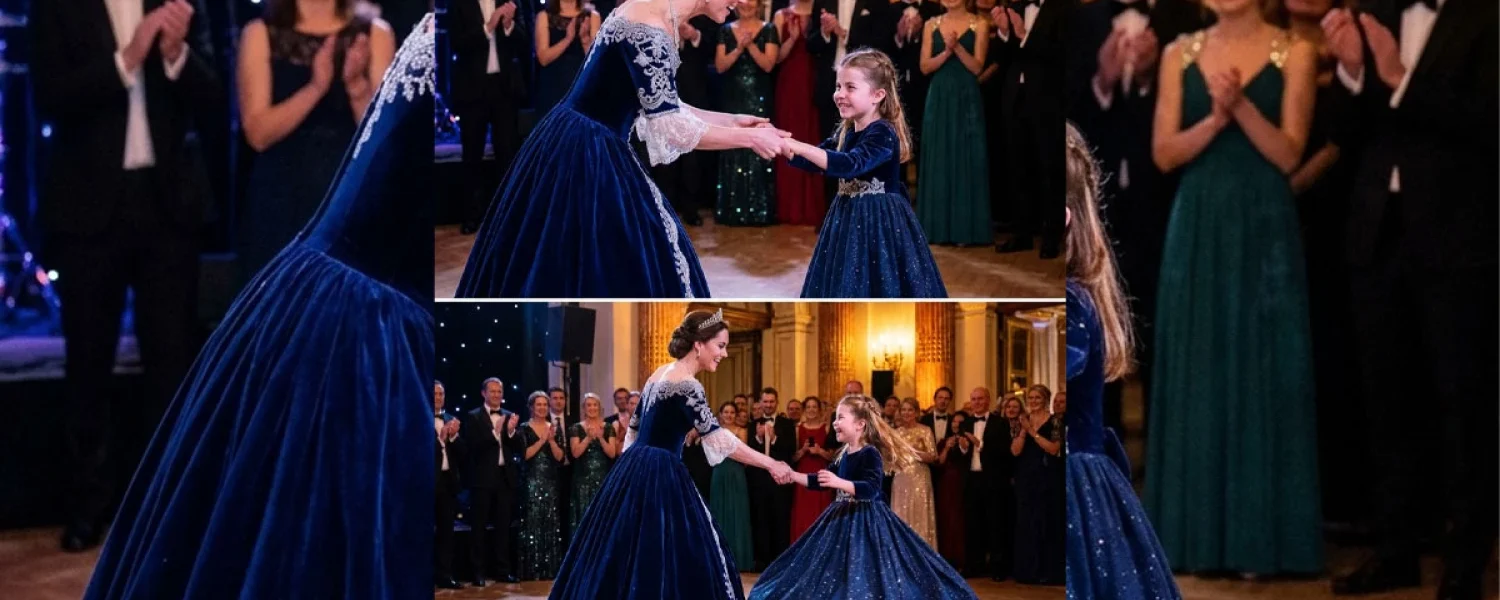 A Magical Evening: Princess Catherine and Charlotte’s Enchanting Dance