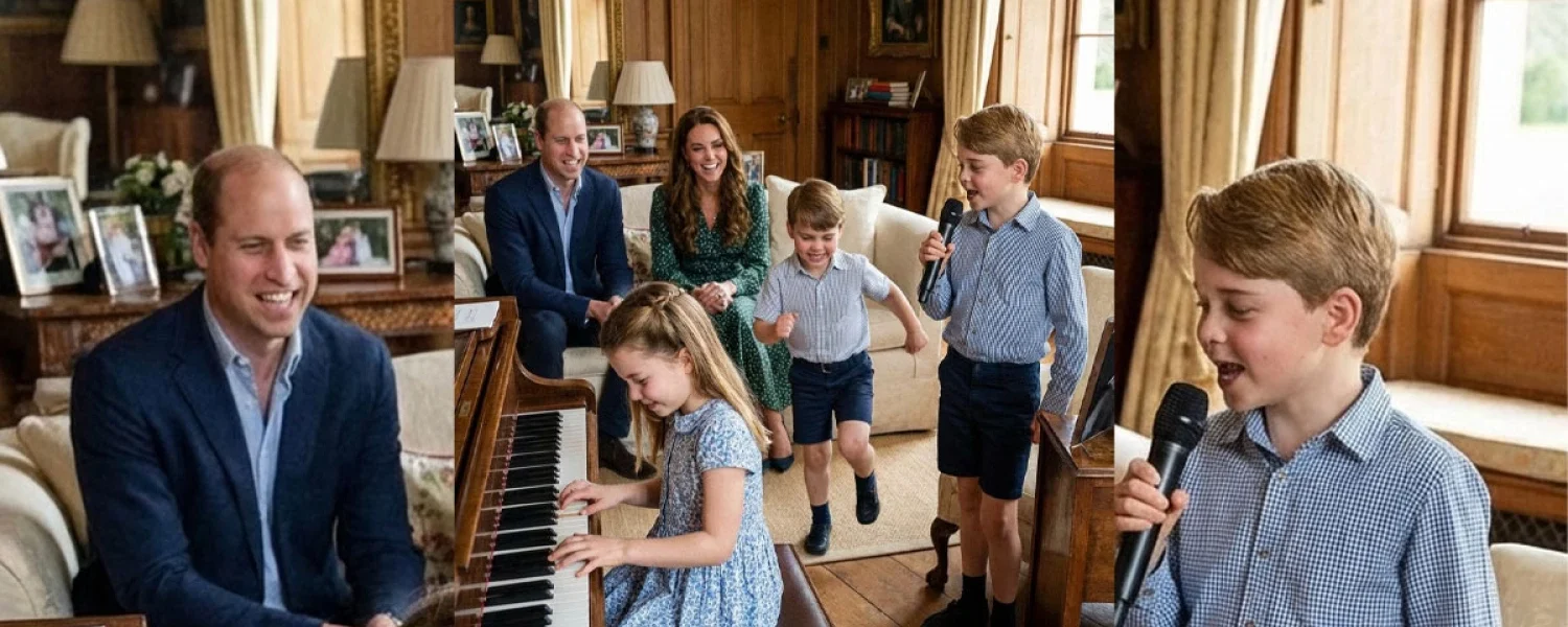 A Royal Musical Moment: The Charms of Princess Charlotte, Prince George, and Prince Louis A Royal Musical Moment: The Charms of Princess Charlotte, Prince George, and Prince Louis