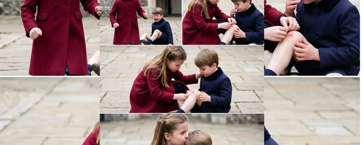 A Tale of Sibling Love Between Charlotte and Louis