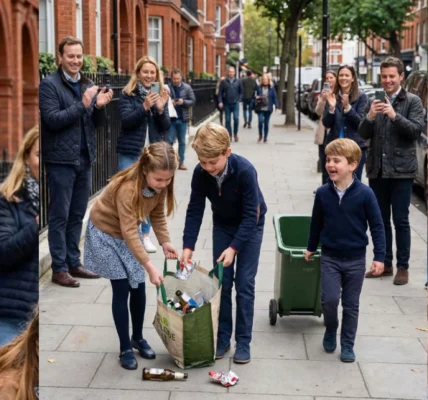 The Royal Trio’s Good Deed: A Lesson in Environmental Stewardship