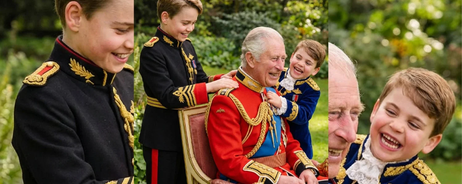 A Royal Moment of Laughter: George’s Massage and Louis’s Playful Antics