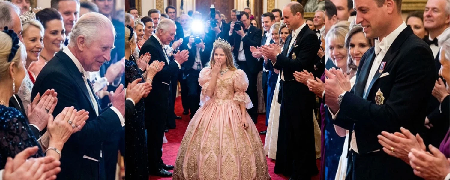 Princess Charlotte’s Enchanting Dress Debut at Buckingham Palace