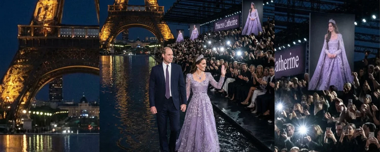 Princess Catherine and Prince William at Paris Fashion Week