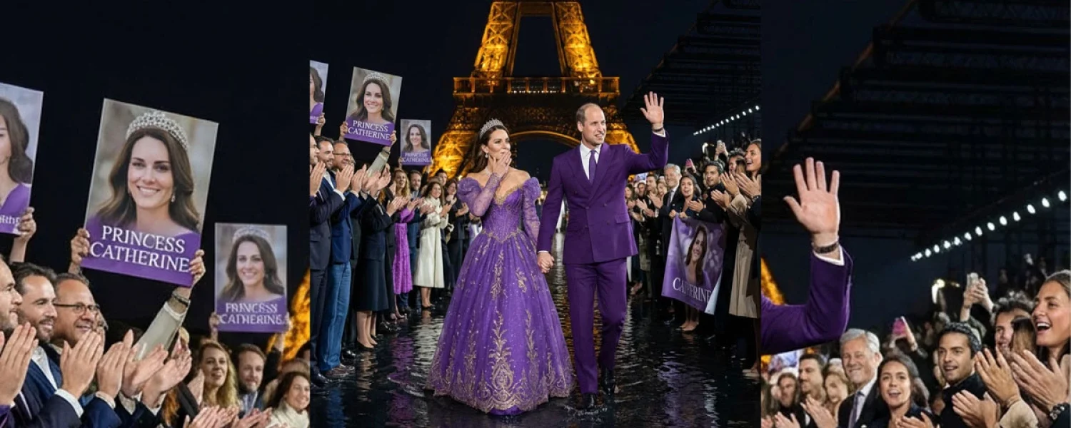 Princess Catherine and Prince William Dazzle at Paris Fashion Week