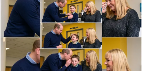 Prince William Comforts Young Tony Hudgell in Hospital