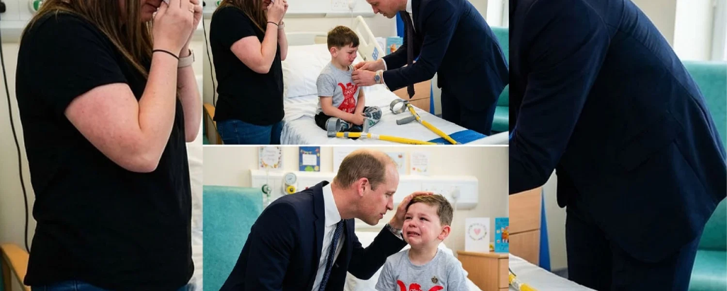 Prince William’s Heartfelt Visit to Tony Hudgell: A Touch of Royal Compassion