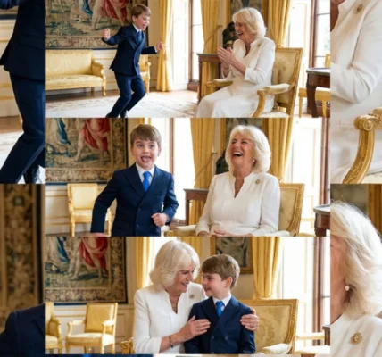 The Blossoming Bond: Prince Louis and Queen Camilla