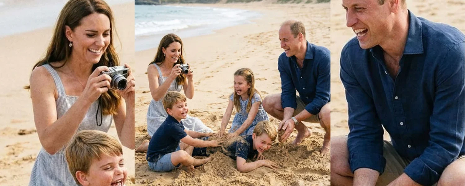 A Summer of Joy: The Royal Family’s Beach Day