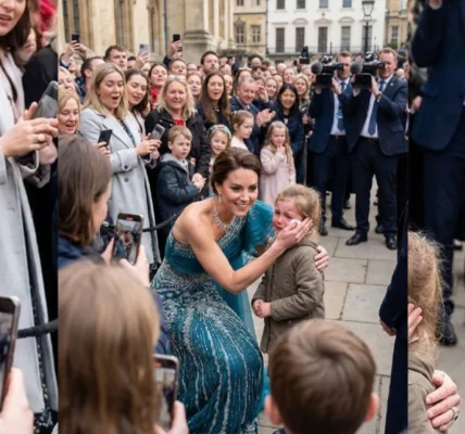 A Heartwarming Moment: Catherine’s Compassion at a Crowded Event