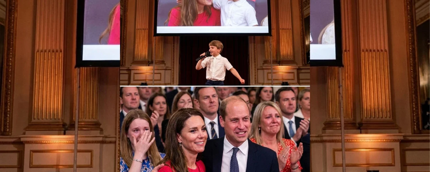 A Heartfelt Tribute: Prince Louis’ Emotional Performance for Mother Catherine