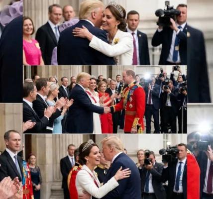 Secret Meeting Between Princess Catherine of Wales and Prince William with President Donald Trump