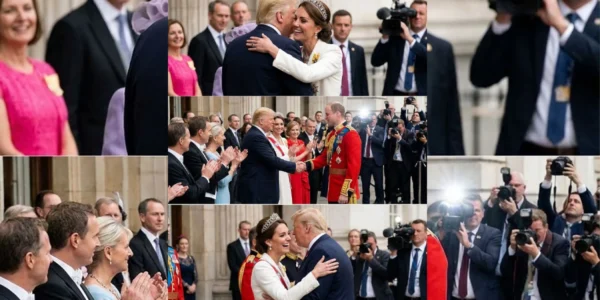 Secret Meeting Between Princess Catherine of Wales and Prince William with President Donald Trump