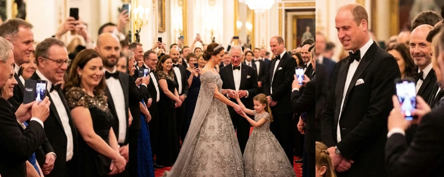 Royal Mother and Daughter Shine: Catherine and Charlotte Illuminate Buckingham Palace