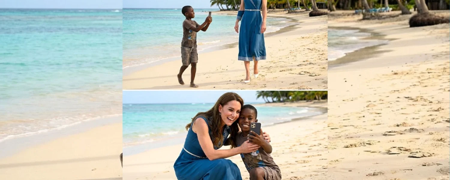 The Luckiest Black Boy Today: A Heartwarming Encounter with Princess Catherine