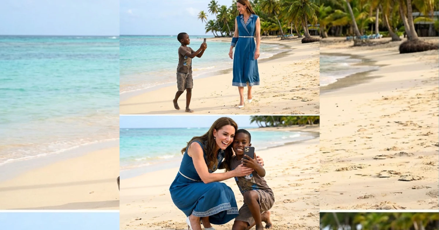The Luckiest Black Boy Today: A Heartwarming Encounter with Princess Catherine