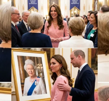 Catherine Stuns In Blush Pink At Powerful Tribute To Queen Elizabeth II’s 100th Birthday
