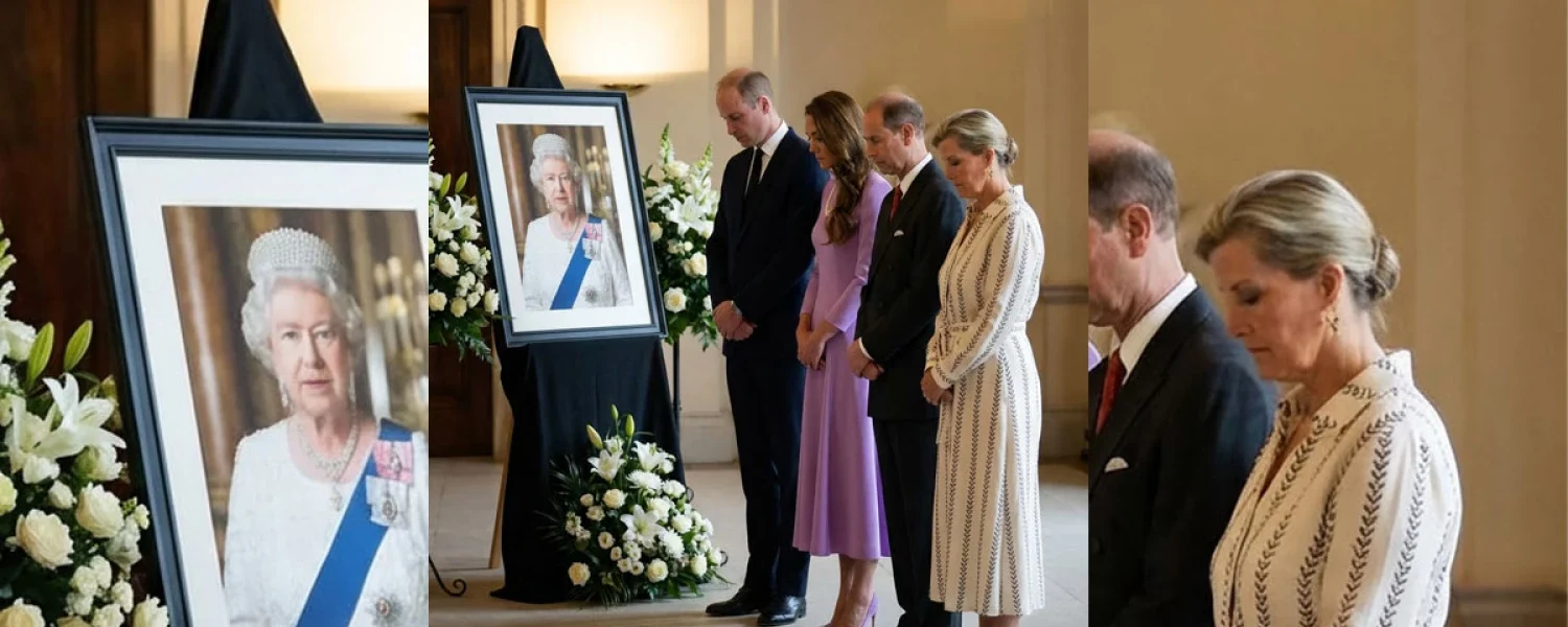 Fab Four New: William, Catherine, Edward And Sophie Stand Together In Memory Of The Late Queen